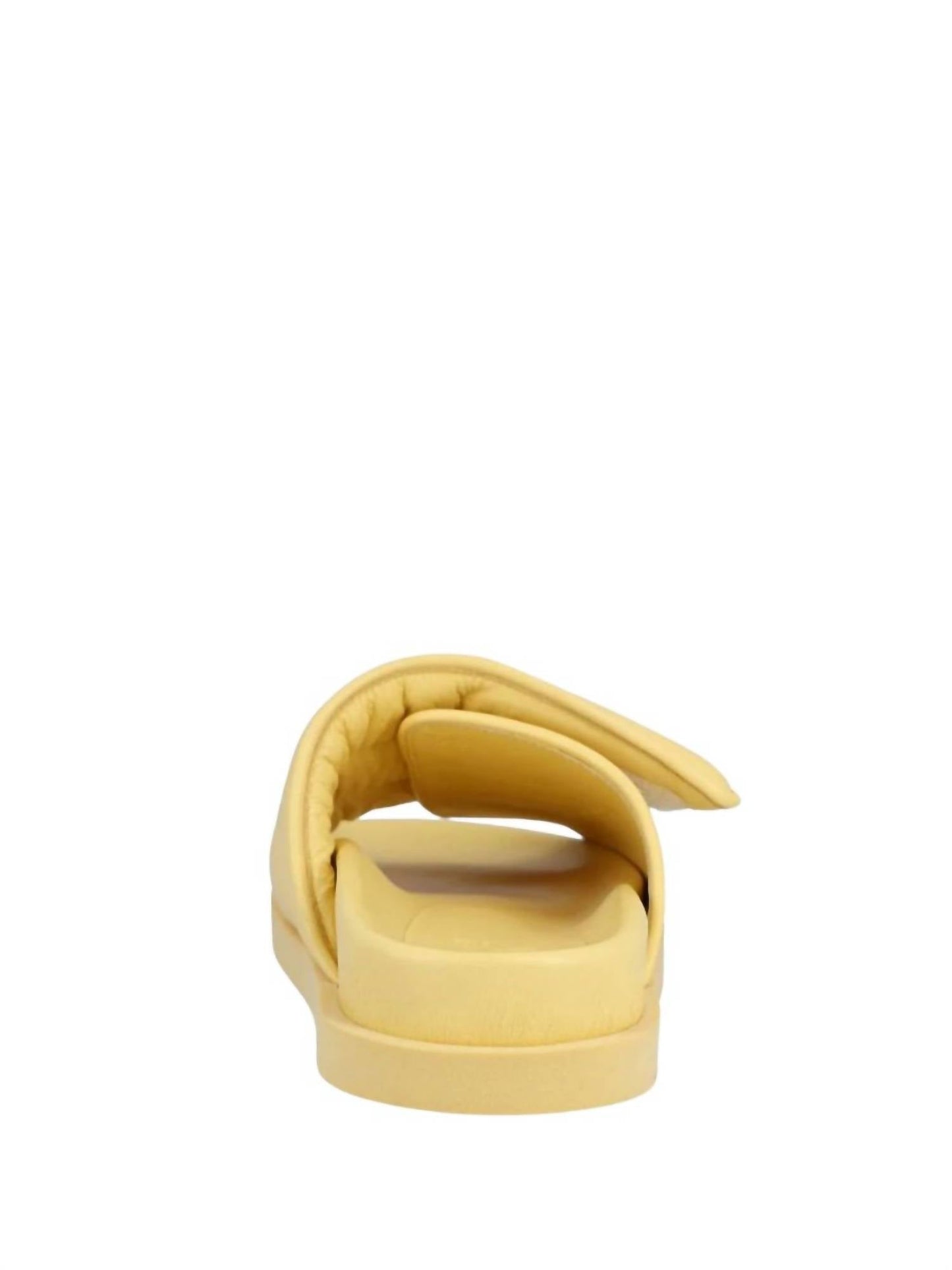 Gia Borghini - WOMEN'S GIA 3 PADDED LEATHER SLIDES