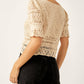 Free People - Country Romance Textured Sweater