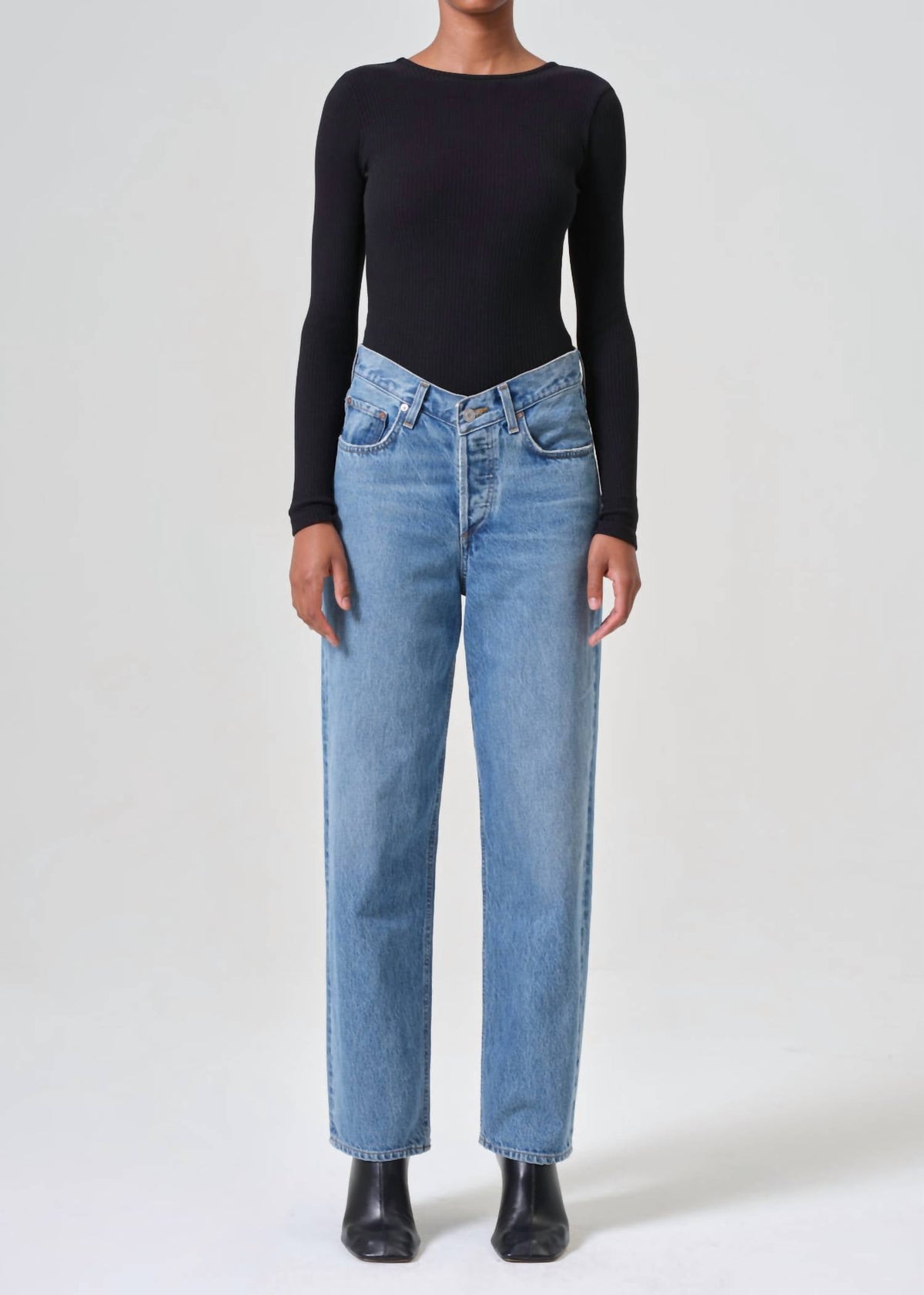 Agolde - Women's V Waist Baggy Jean