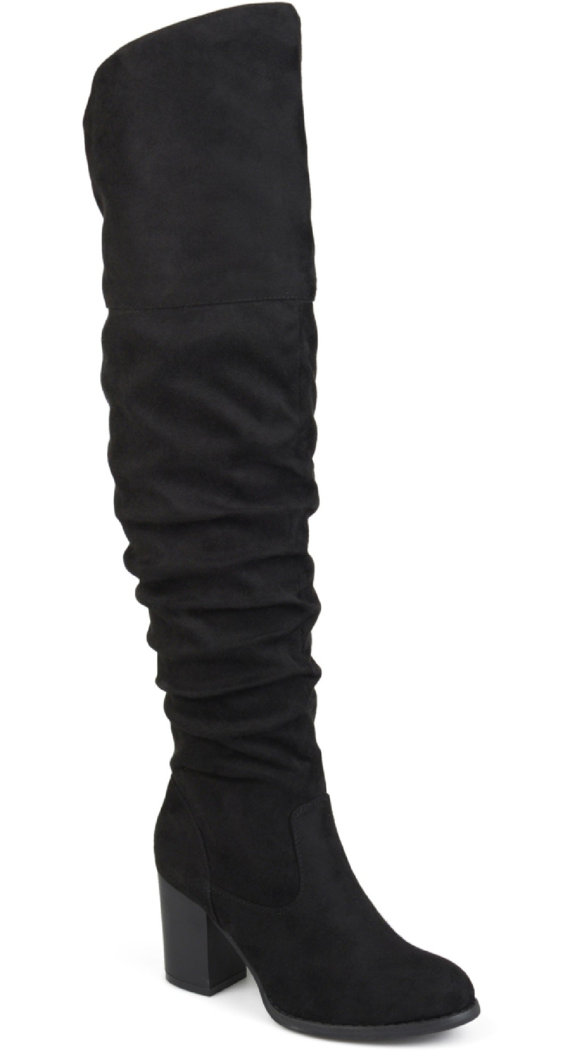 Journee Collection Women's Kaison Wide Calf Boots Black Size 8.5M