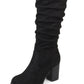 Journee Collection Women's Kaison Wide Calf Boots Black Size 8.5M