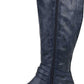 Journee Collection Women's Extra Wide Calf Knee High Boot Blue Size 7.5 M