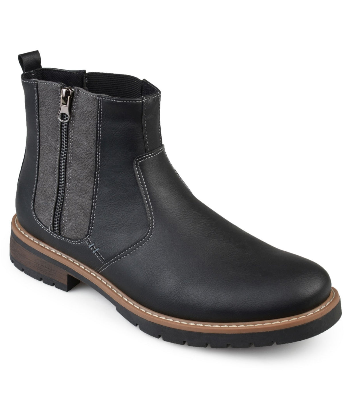 Vance Co. Men's Pratt Boot Black Size 12 W