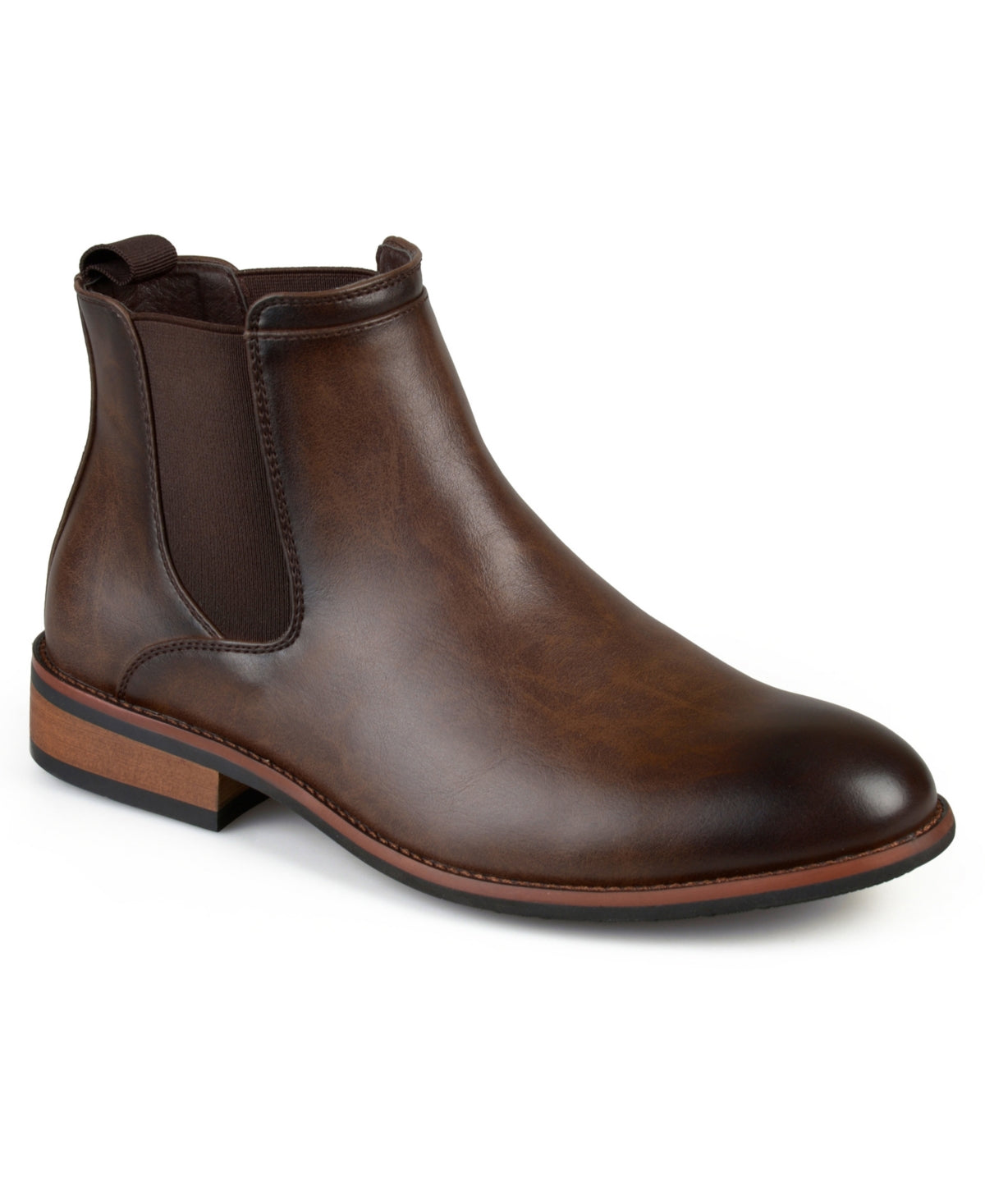 Vance Co. Men's Landon Dress Boot Shoes Brown Size 9.5M