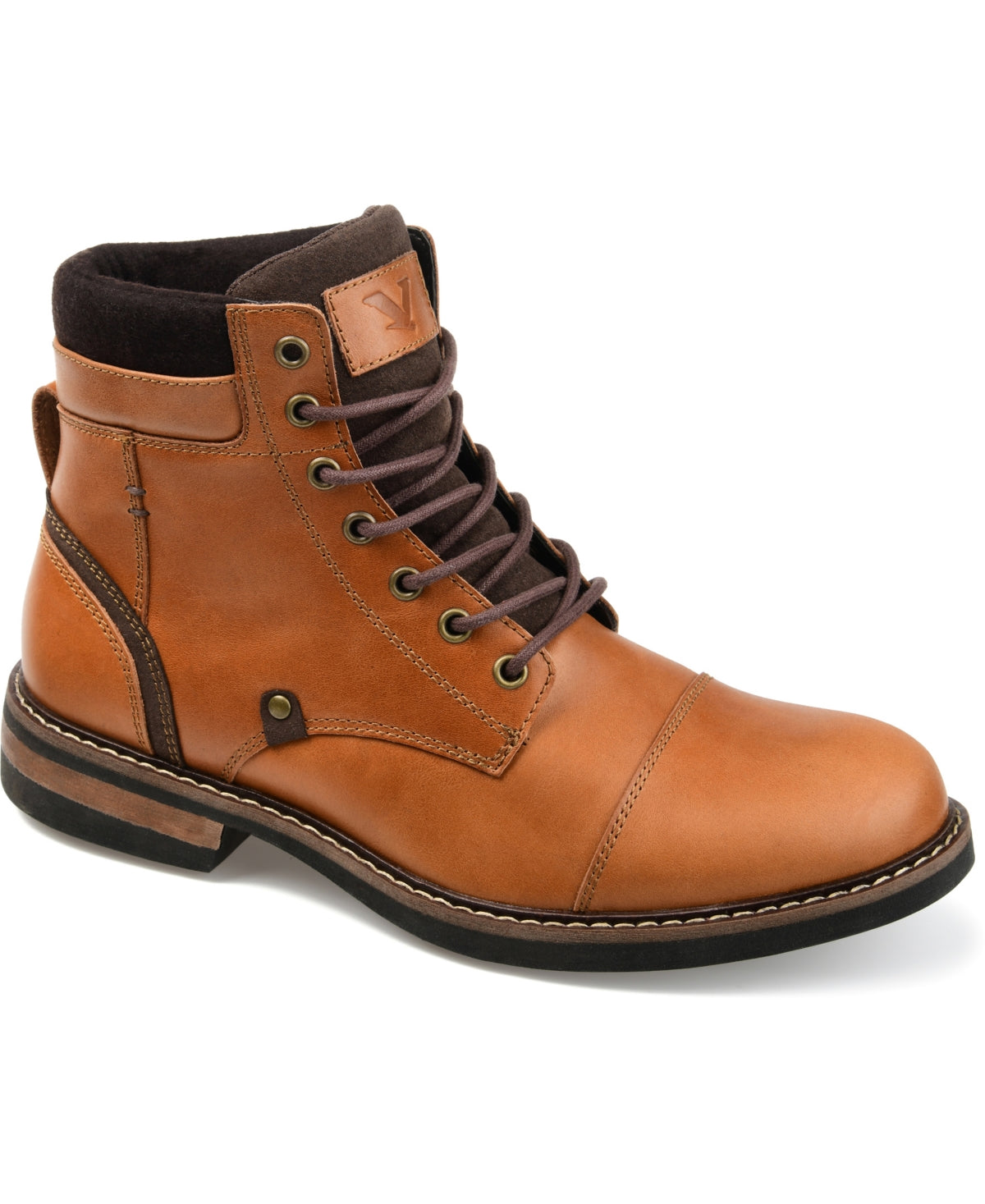 Territory Men's Yukon Cap Toe Ankle Boot Brown Size 9.5M