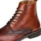 Thomas & Vine Men's Legend Wingtip Ankle Boot Brown Size 10.5 W