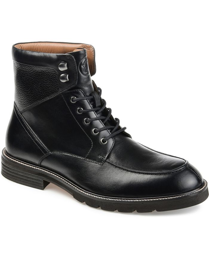Thomas & Vine Men's Lowry Split Toe Ankle Boot Black Size 8.5 M