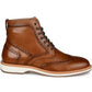 Thomas & Vine Men's Enzzo Wingtip Boot Brown Size 9.5M