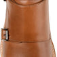 Thomas & Vine Men's Thatcher Cap Toe Monk Strap Dress Shoes Brown Size 8.5 M
