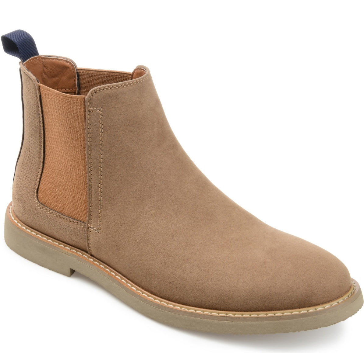 Vance Co. Men's Marshon Chelsea Boots Brown Size 9.5M