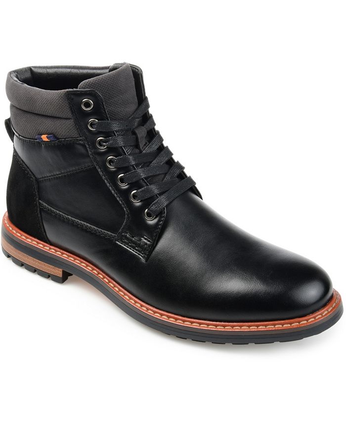 Vance Co. Men's Reeves Ankle Boots Shoes Black Size 10.5 M