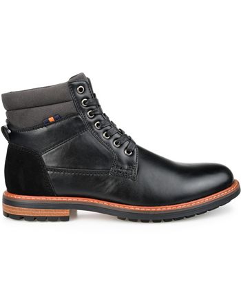 Vance Co. Men's Reeves Ankle Boots Shoes Black Size 10.5 M