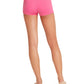 Capezio महिला बॉय कट लो राइज शॉर्ट्स गुलाबी साइज़ XS