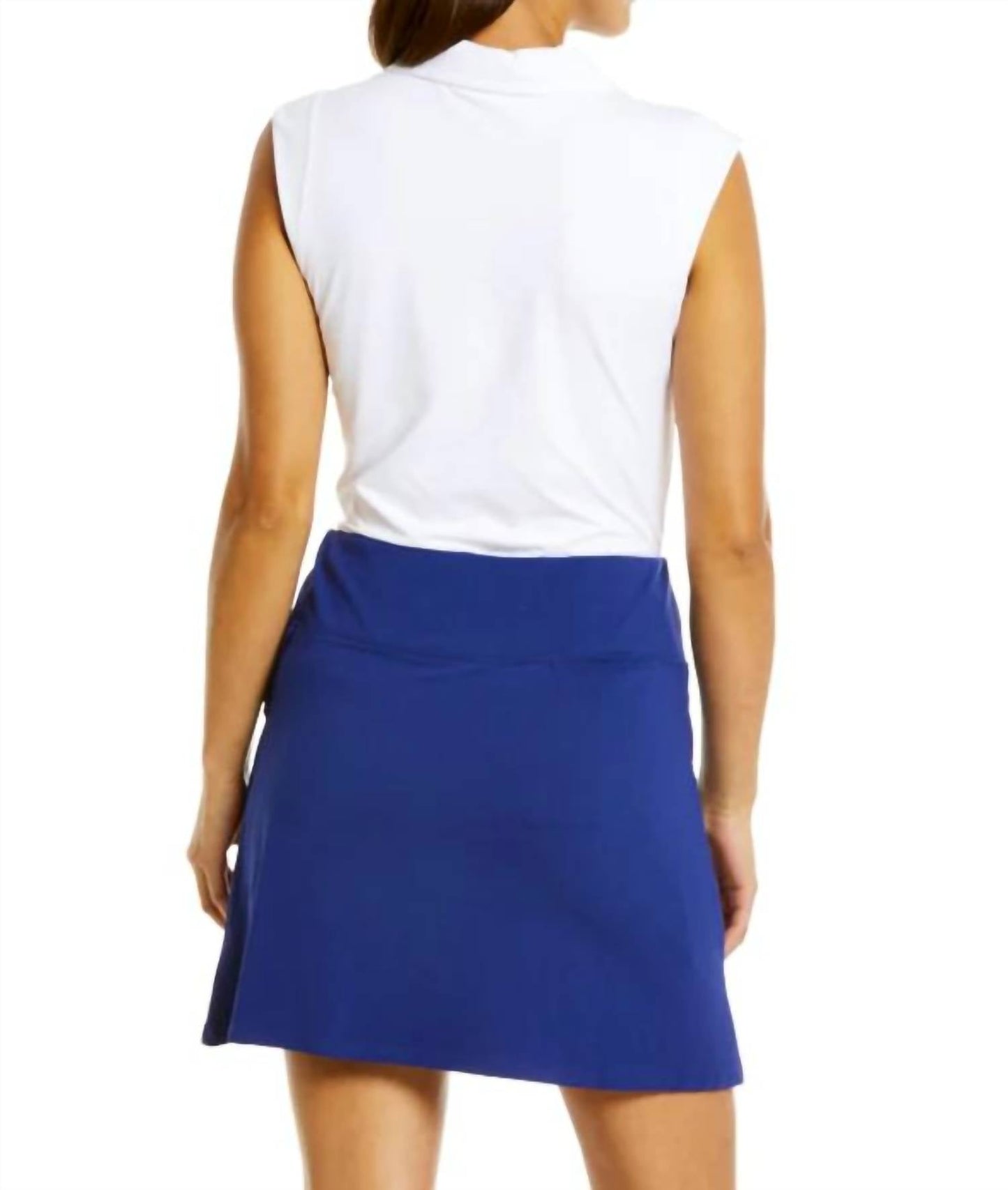 Ibkul - Faux Wrap Skirt