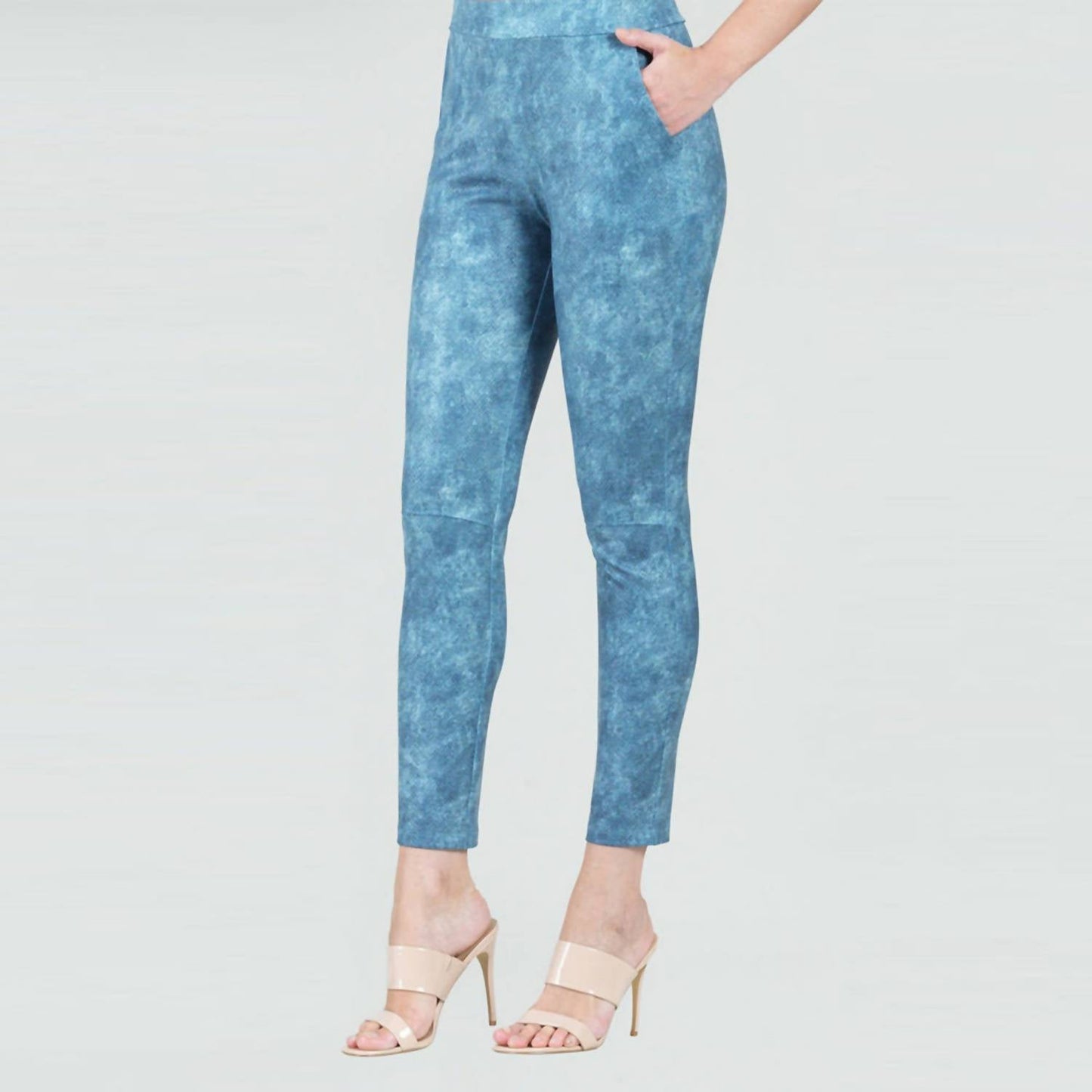 Clara Sun Woo - Blue Snakeprint Legging