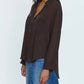Pistola - Reese Sheer Button Down Shirt Top
