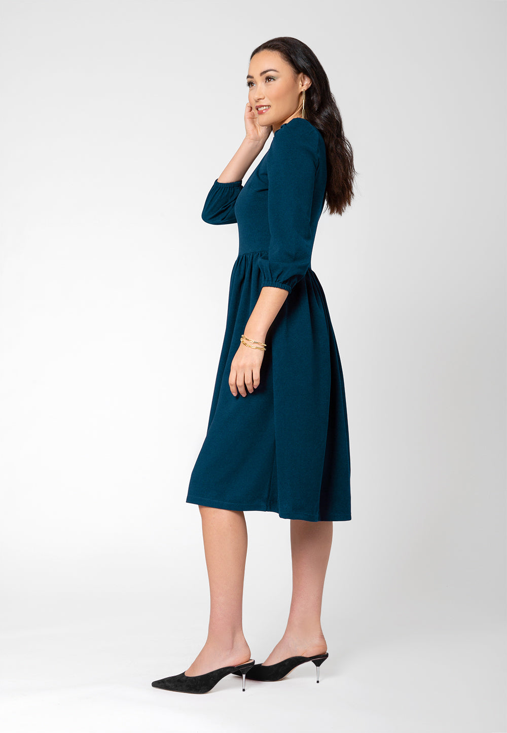 Leota Women's Iman Dress Blue Size S