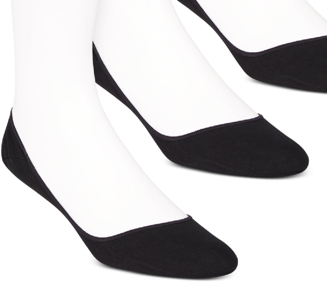 Calvin Klein Men's 4 Pk No Show Socks Black Size 7-12