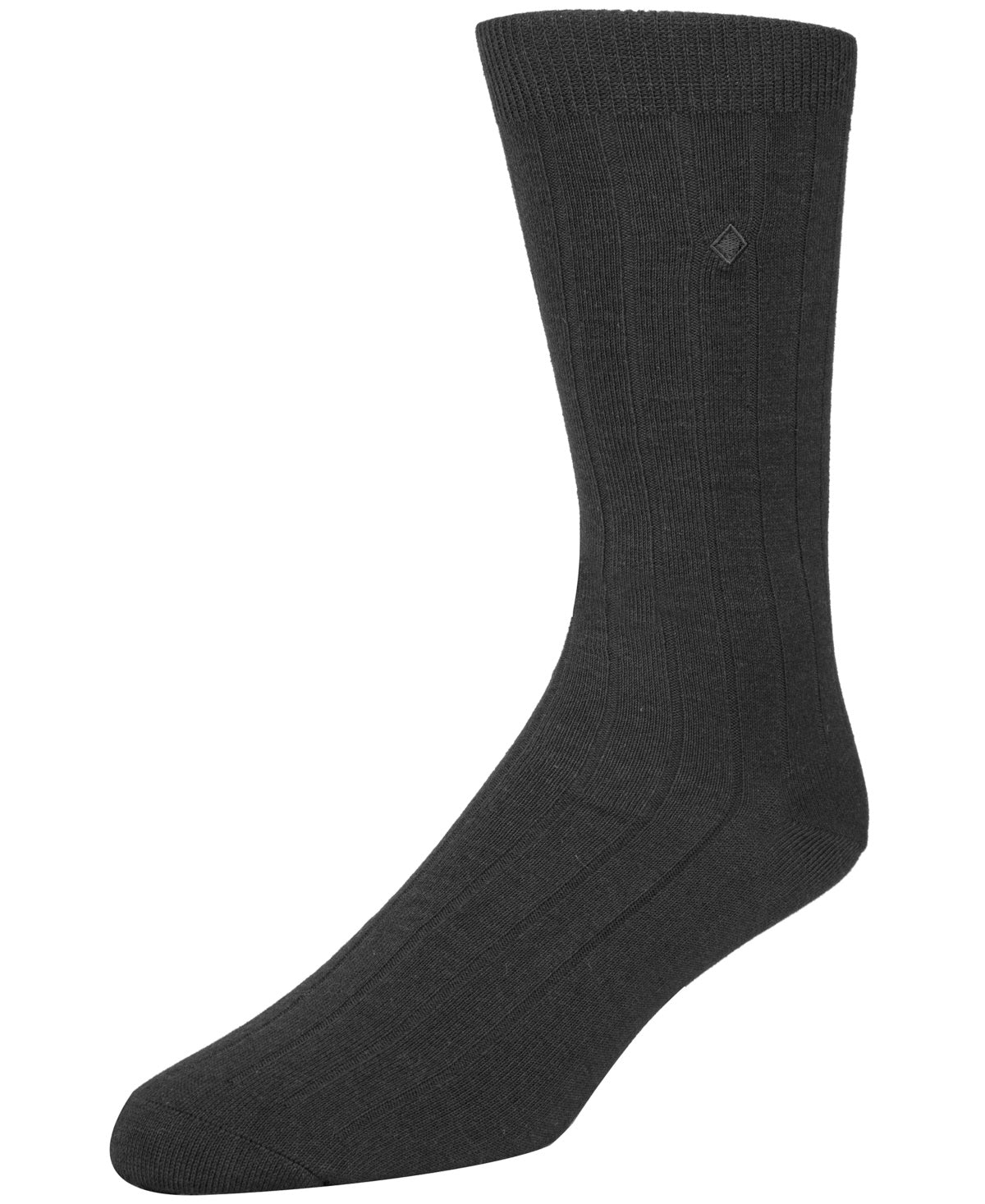 Cole Haan Men's Ribbed Crew Socks Black Size 7-12