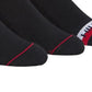 Tommy Hilfiger Men's 3 Pack Logo Casual Quarter Socks Black Size 7-12