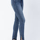 Judy Blue - High Waist Skinny Released Hem and Side Slit