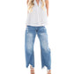 Ee:Some - Look My Way Stripe Collar Top