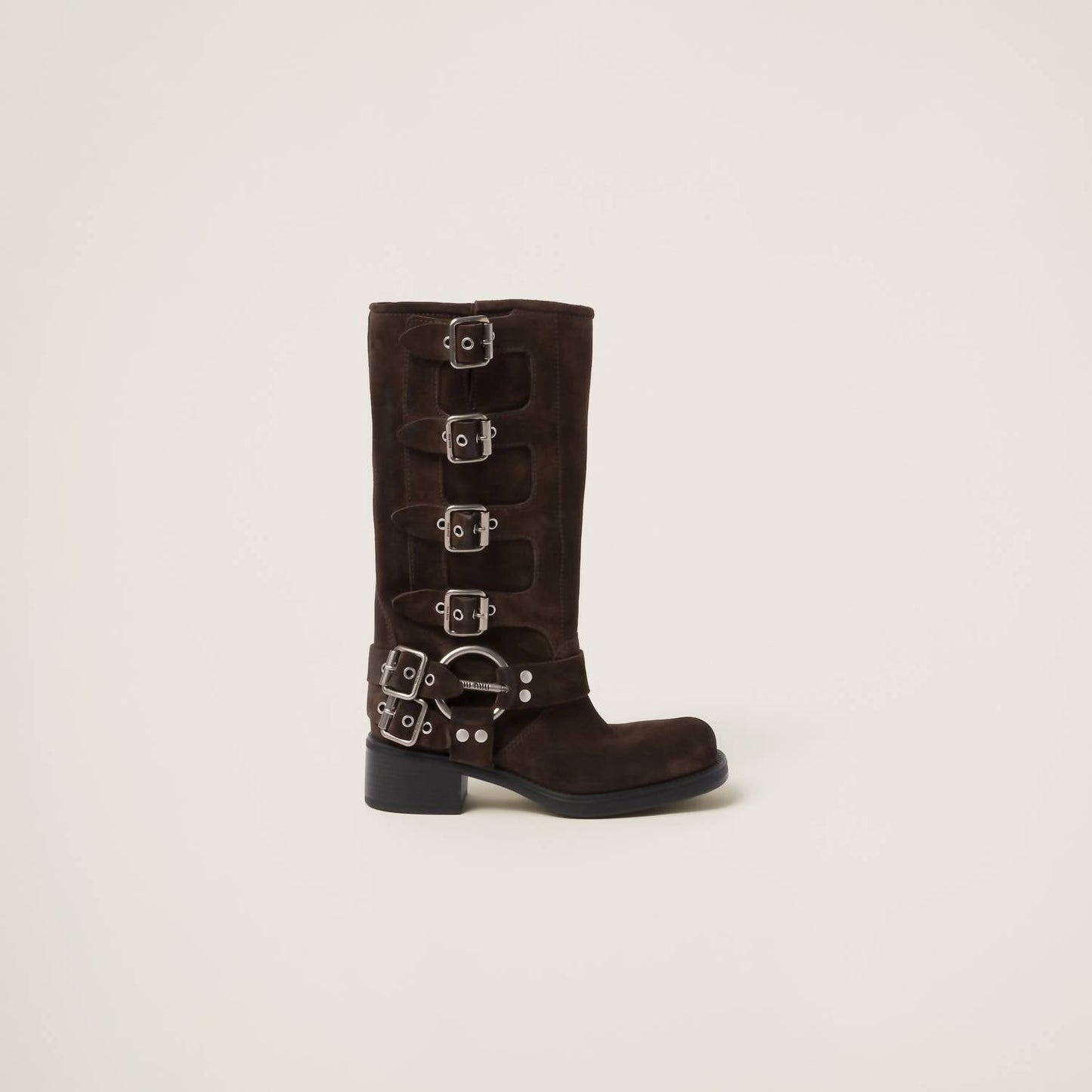 Miu Miu - Pre-loved Women Buckle-detail Boots