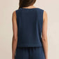 Z Supply - Solace Jersey Denim Top