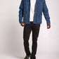 Current/Elliott - Denim Button Down Blazer