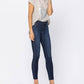 Judy Blue - Mid Rise No Destroy Skinny Denim Jeans
