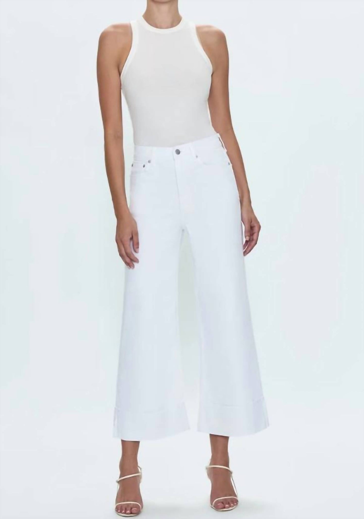 Pistola - Lana Crop High Rise Wide Leg Jean