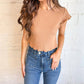 Adeline - Mini Waffle Short Sleeve Top