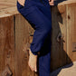 Wolven - Vegan Suede Finish Jogger Pants