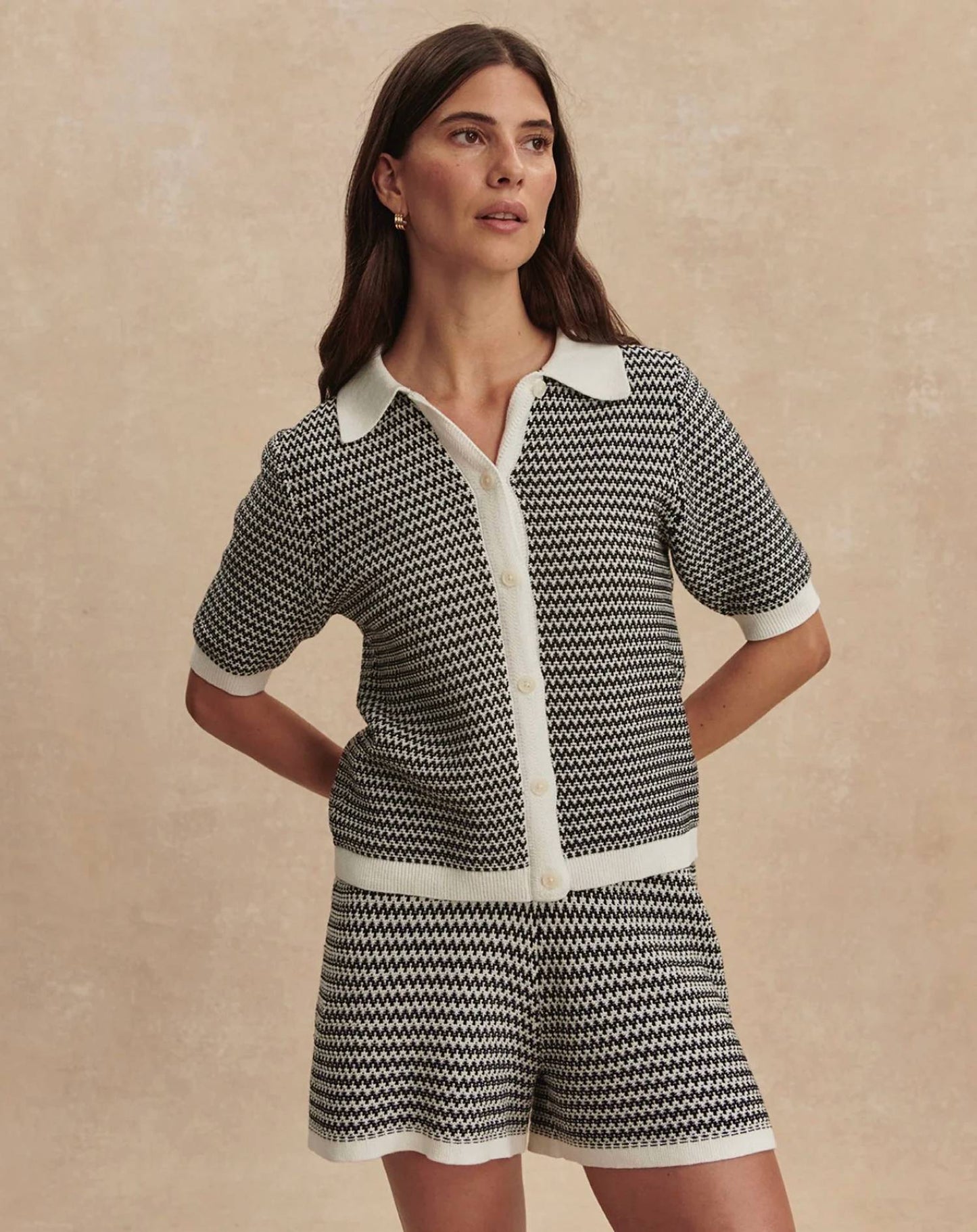 Varley - Gaelle Polo Knit Top