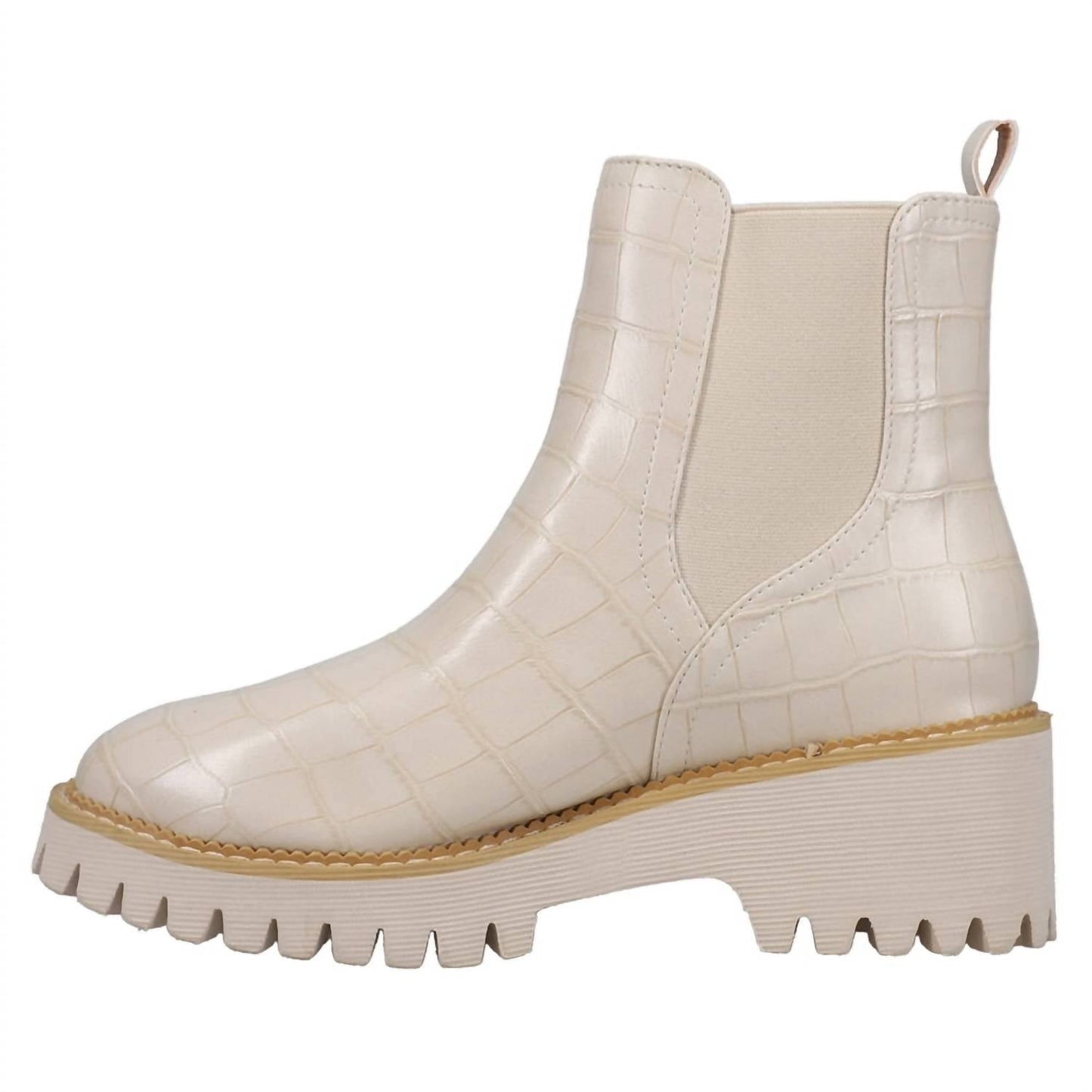 Corkys Footwear - Women's Whatever Embossed Round Toe Chelsea Ankle Boots