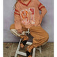 Pol - Long Sleeve V-neck Hooded Top