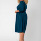 Leota Women's Iman Dress Blue Size 2X