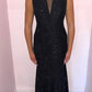 Eliza J - Sparkle Cap Sleeve Dress