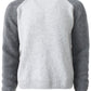 Benson Men's Mon Tremblant Relaxed Fit Baseball Sweater Gray Size Medium