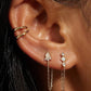 Eklexic - Women's Double Cuff Earrings