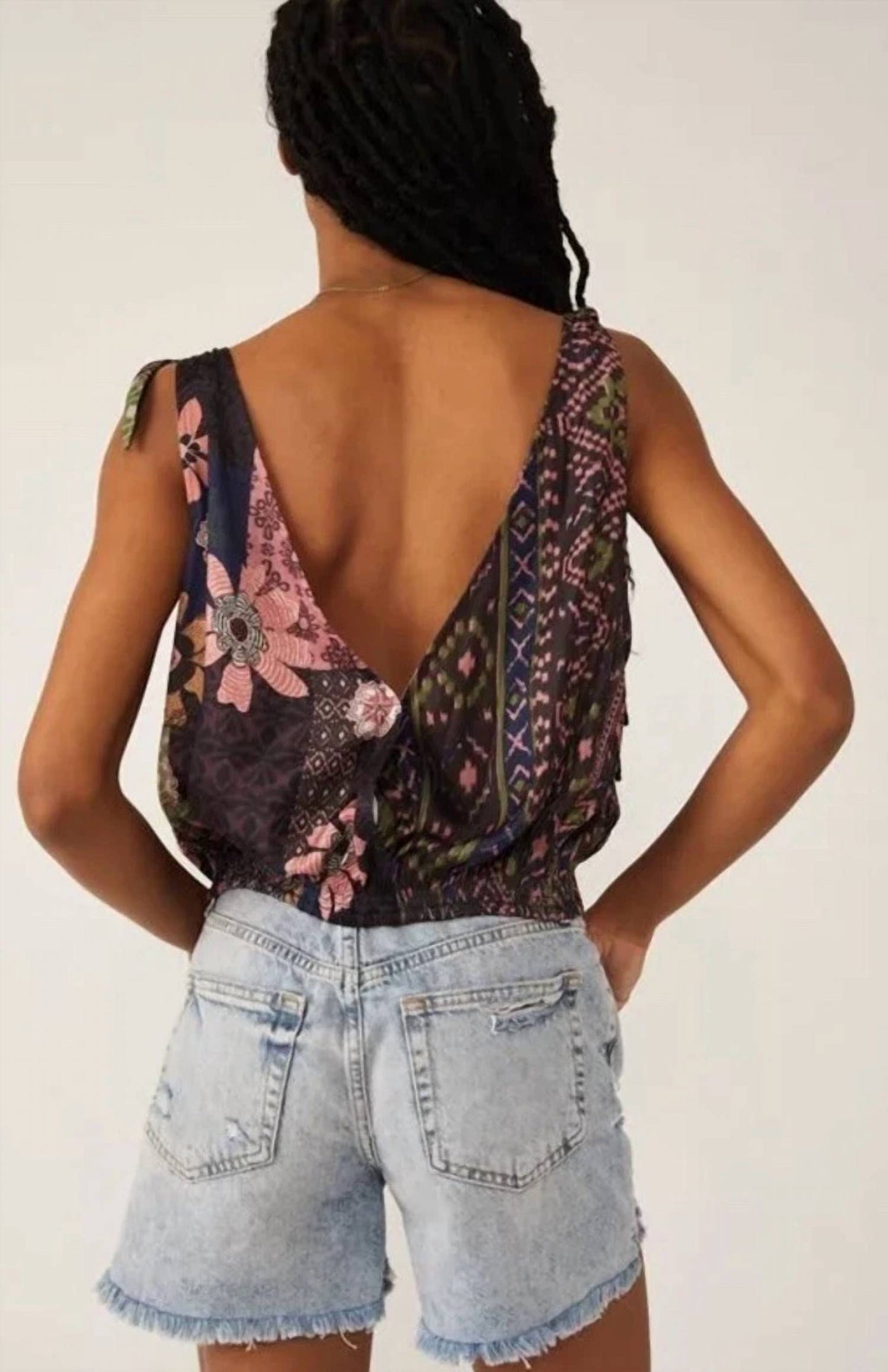Free People - Tied To You Printed Tank