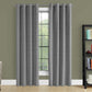 2 Pieces Set Room Darkening Curtain Panels with Grommet - Contemporary Style