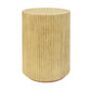 Cylindrical Outdoor Side Table Antique Brown MGO