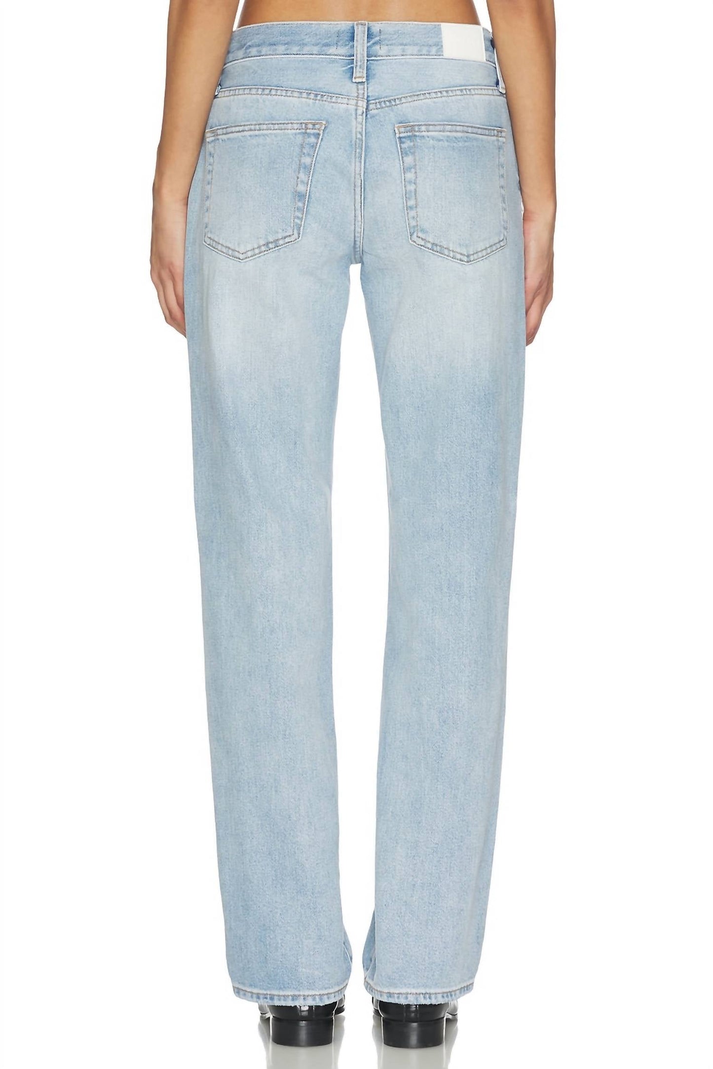 Pistola - Issa Mid Rise Relaxed Straight Jeans