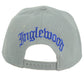 Inglewood City California CA Light Gray Flat Bill Snapback Adjustable Hat Cap