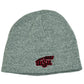 NCAA WSU Wichita State Shockers Heather Grey Cuffless Knit Toque Beanie Skully
