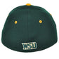NCAA Zephyr Wright State Raiders Green Flex Fit Stretch ML Hat Cap