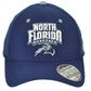 NCAA Zephyr North Florida Ospreys Navy Flex Fit Stretch Hat Cap
