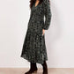 Apricot - Empire Smock Waist Tiered Dress