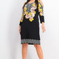 JM Collection Women's Bursting Bloom Sheath Dress  Black Size Small